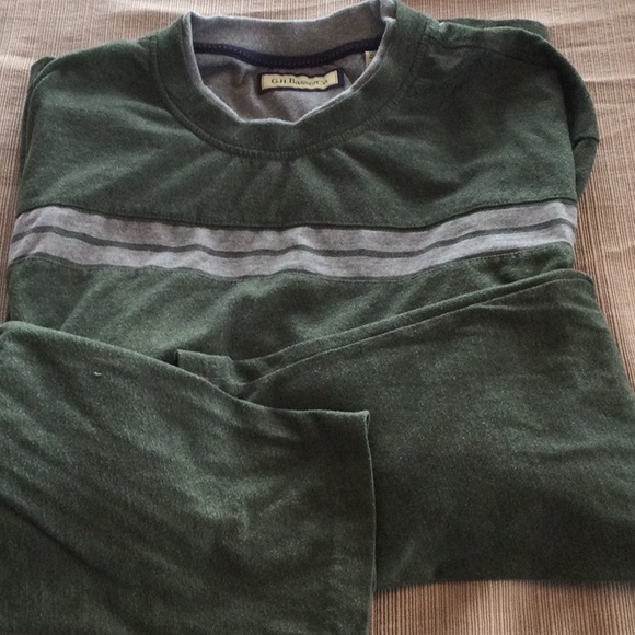 Green Crew Neck Sweater for Men. - Picture 4 of 4